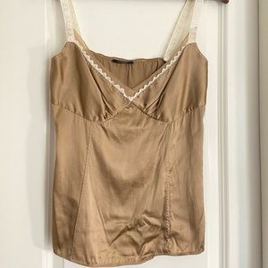 Vintage golden silk top!